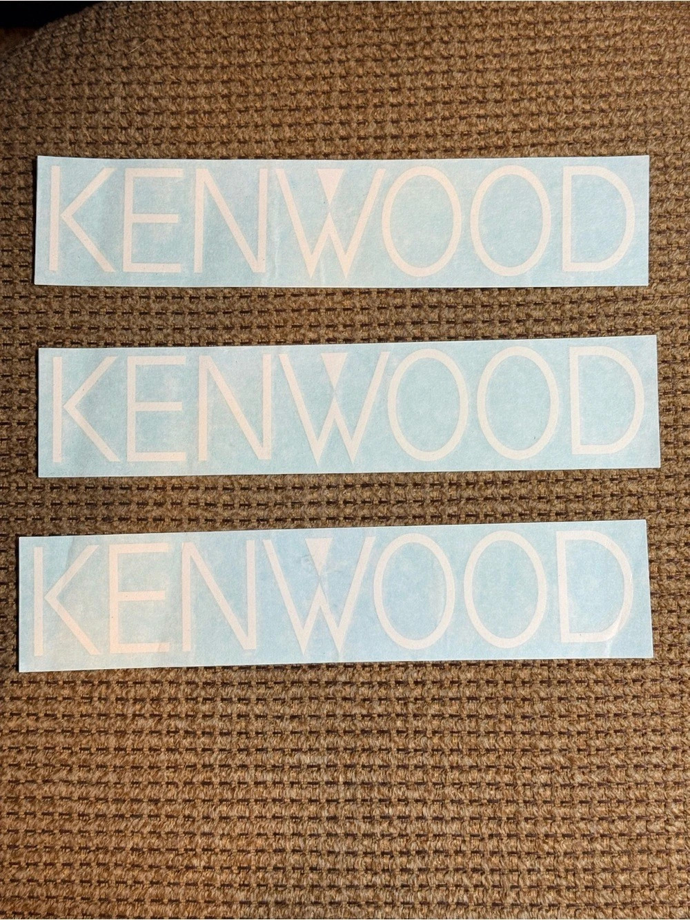 KENWOOD Logo Labels